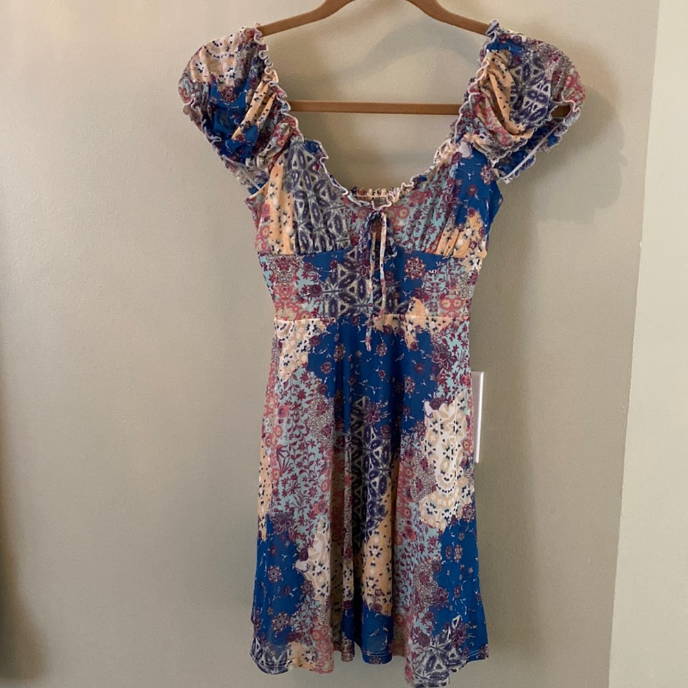NWT Urban Outfitters Dress. Multi-Colored. size XS.